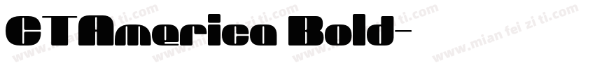 CTAmerica Bold字体转换